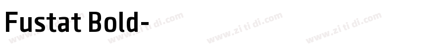 Fustat Bold字体转换